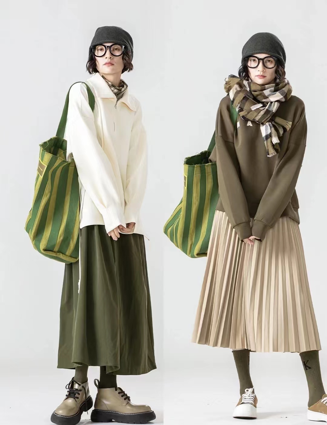 宽松版卫衣搭直筒宽松休闲裤,宽松卫衣怎么搭配裙子才好看