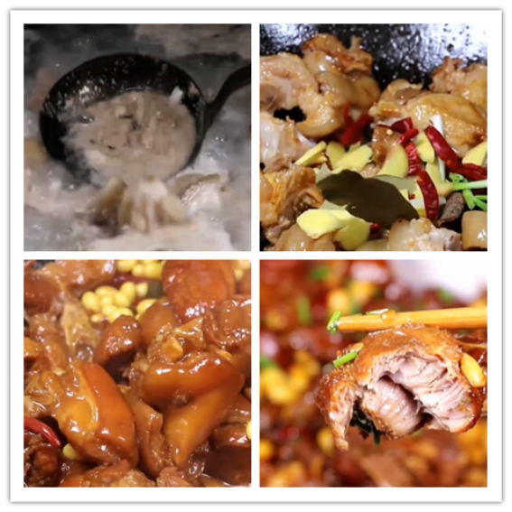 砂锅黄豆炖猪蹄猪蹄怎么能软烂,炖猪蹄快速软烂的诀窍