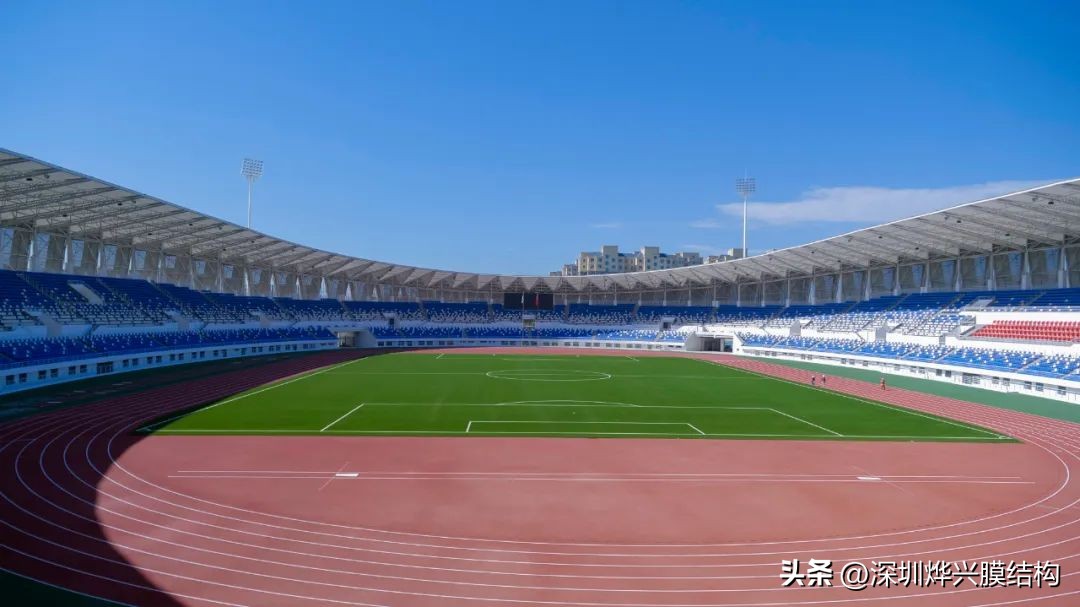 膜结构体育场看台,武威球场膜结构安装