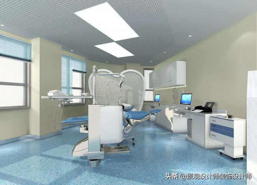 顶级口腔诊所设计图,120平口腔诊所设计案例