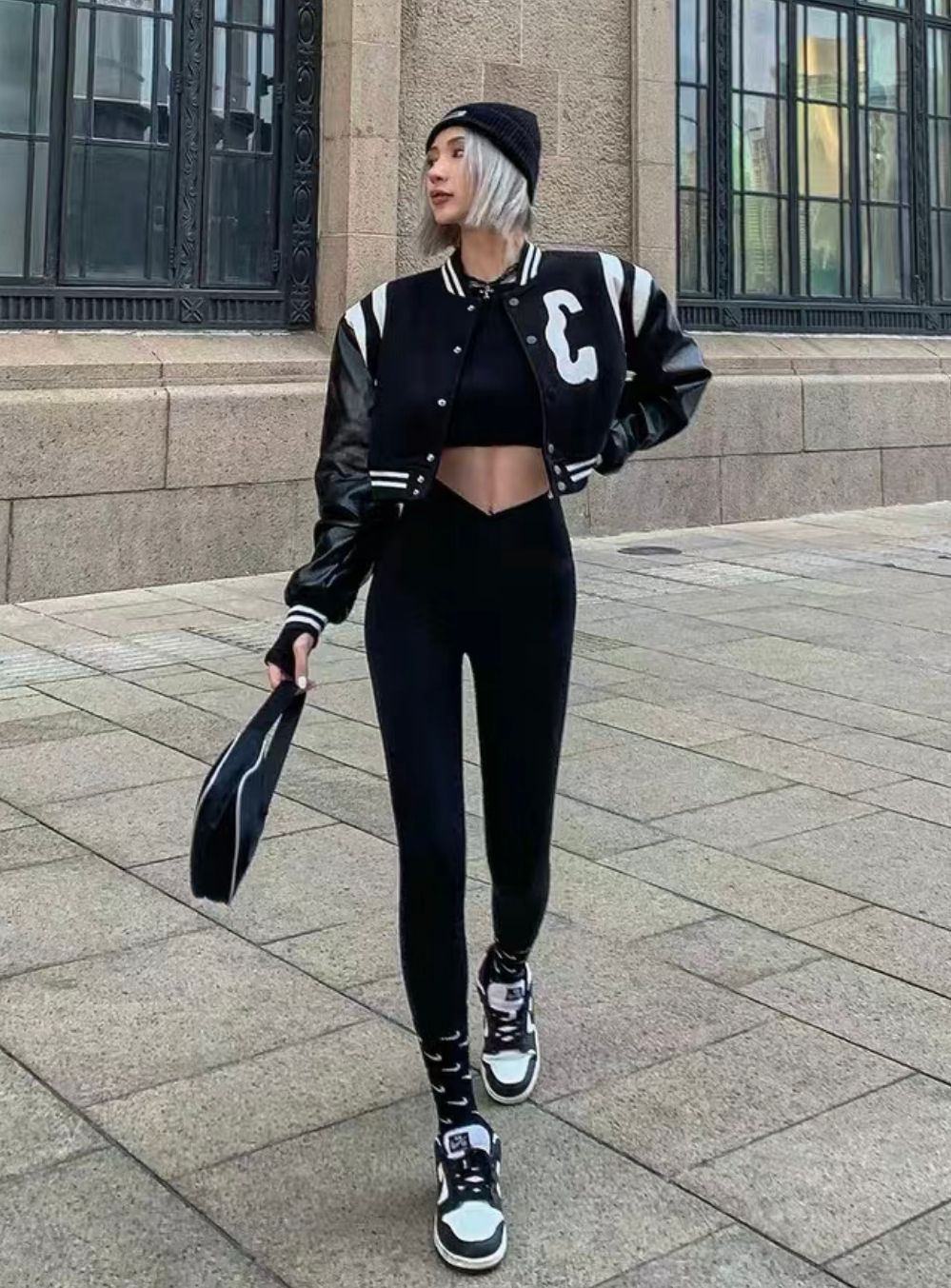 露脚踝out了露袜子才是新时髦,保暖又时髦的打底袜穿搭思路