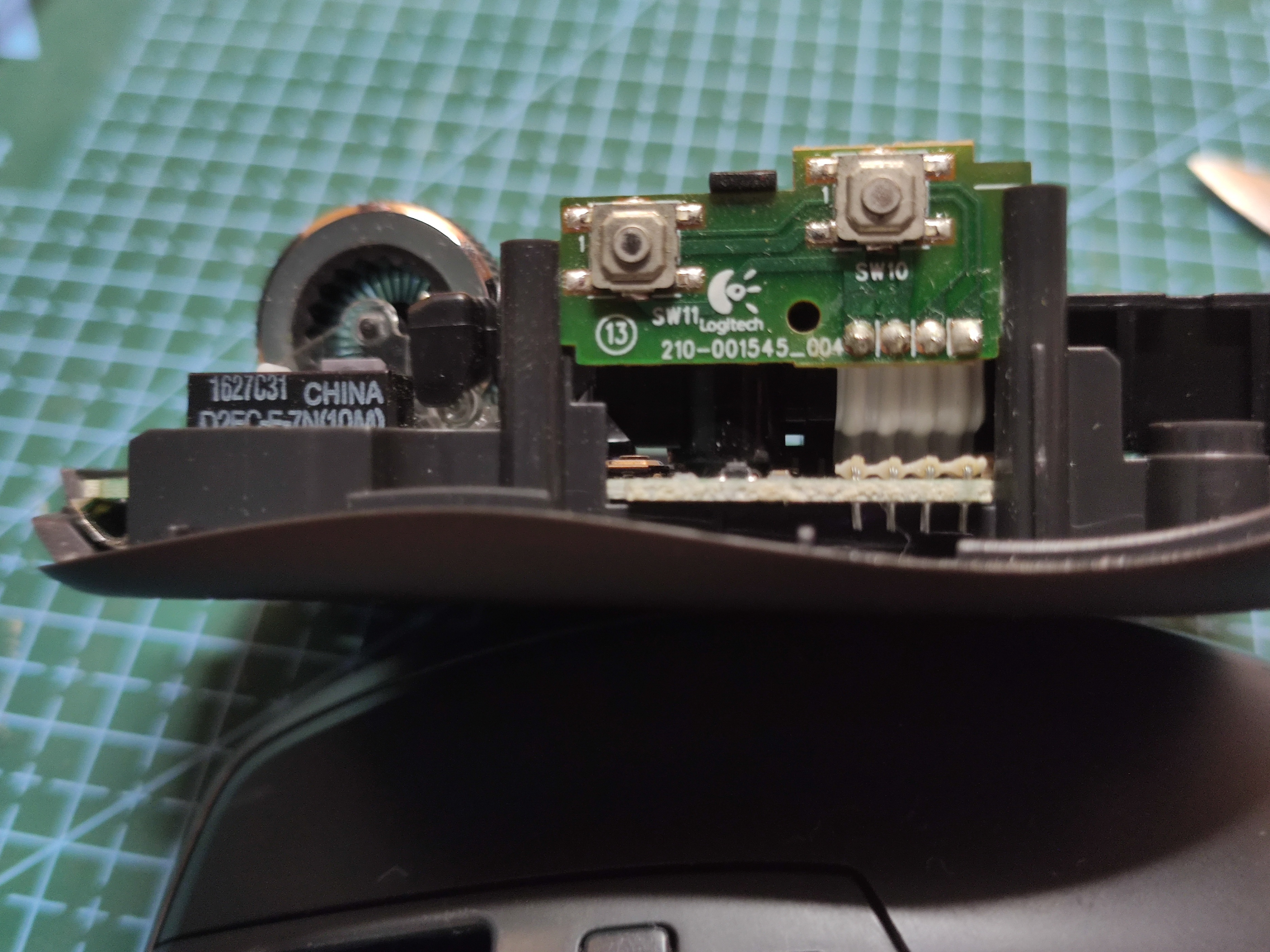 罗技鼠标mxanywhere2s怎么拆开,罗技mxanywhere2s用低端微动