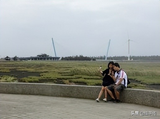 高美湿地最佳夕阳观景点,一个很美的湿地景区