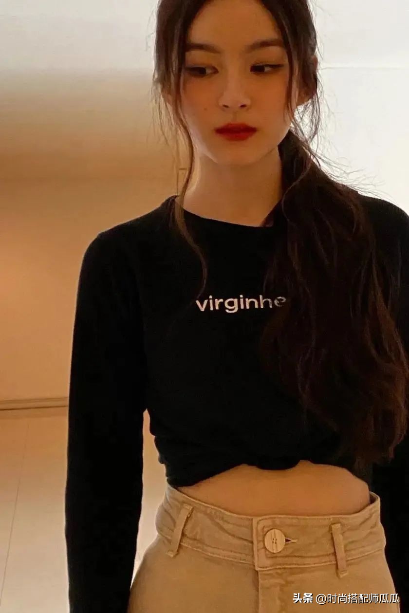 热巴同款发型中长发,热巴齐刘海发型