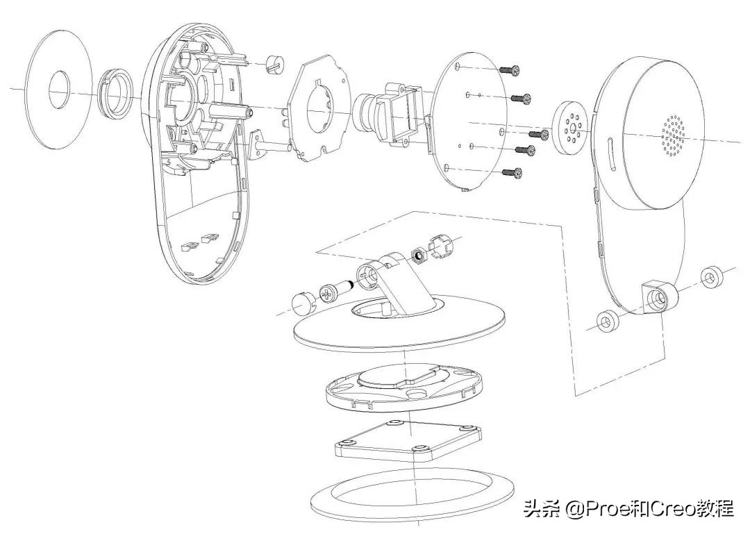「干货」产品结构辅助设计课程之摄像头教学篇