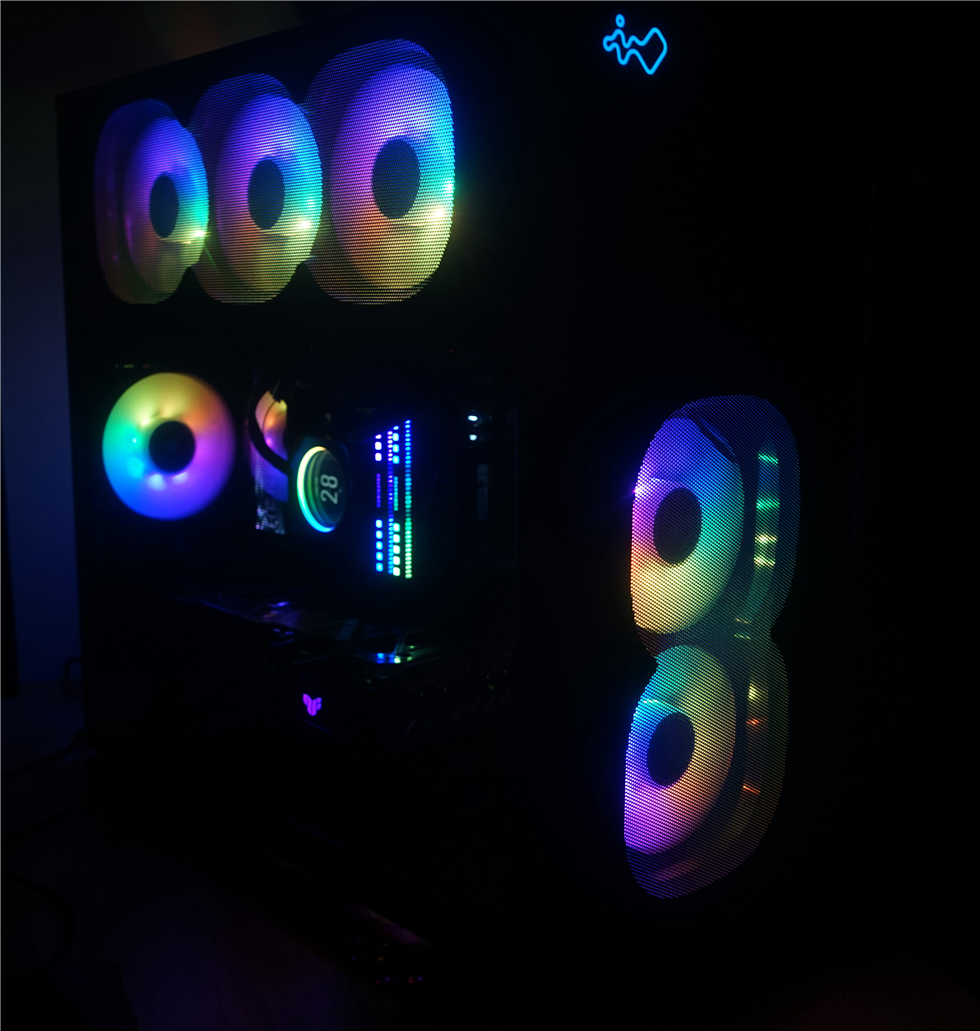 体验海盗船LCD冷头——Z690Hero+TUFGaming3070Ti+迎广515装机记