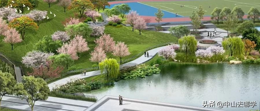 中山市永安中学参观,中山永安中学学校全貌