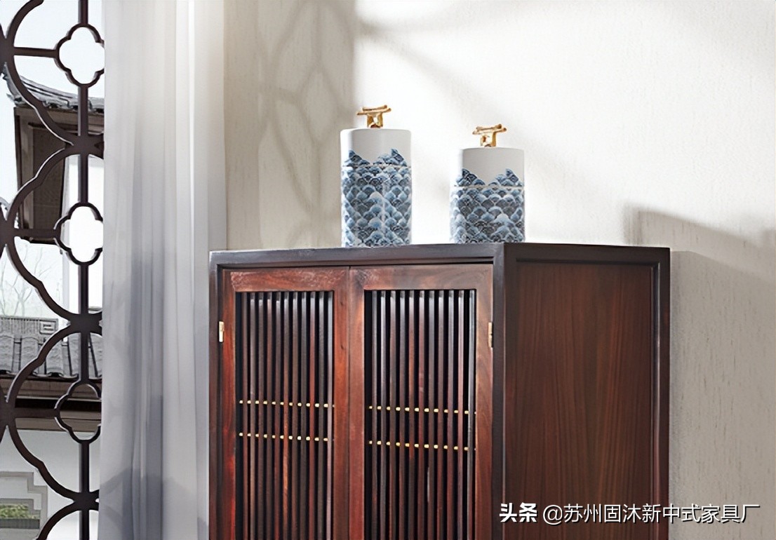 145平中式风格装修红木家具,145新中式三室二厅装修多少钱