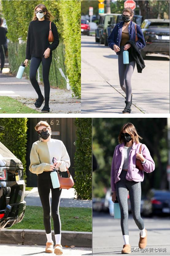 拖鞋和袜子一起穿着,拖鞋和袜子的颜色