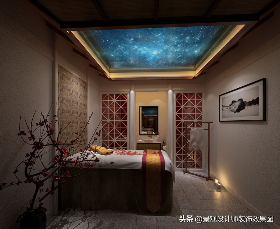 美容院设计效果视频,美容院装修风格案例图