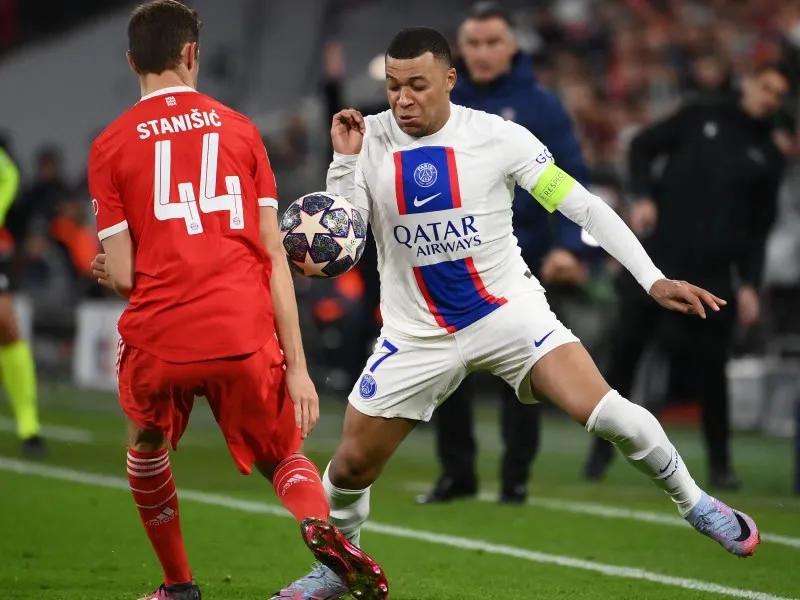姆巴佩梅西欧冠对决,巴黎圣日耳曼欧冠三次被逆转