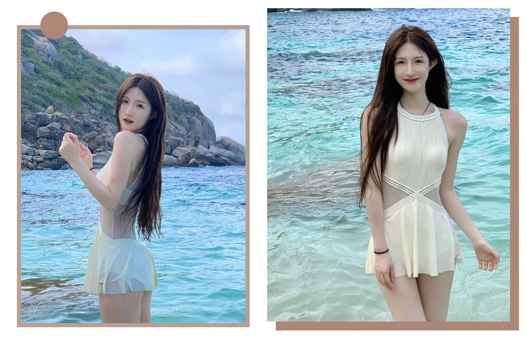 2021泳衣推荐显瘦遮肉防晒,保守又好看的泳衣显瘦仙气