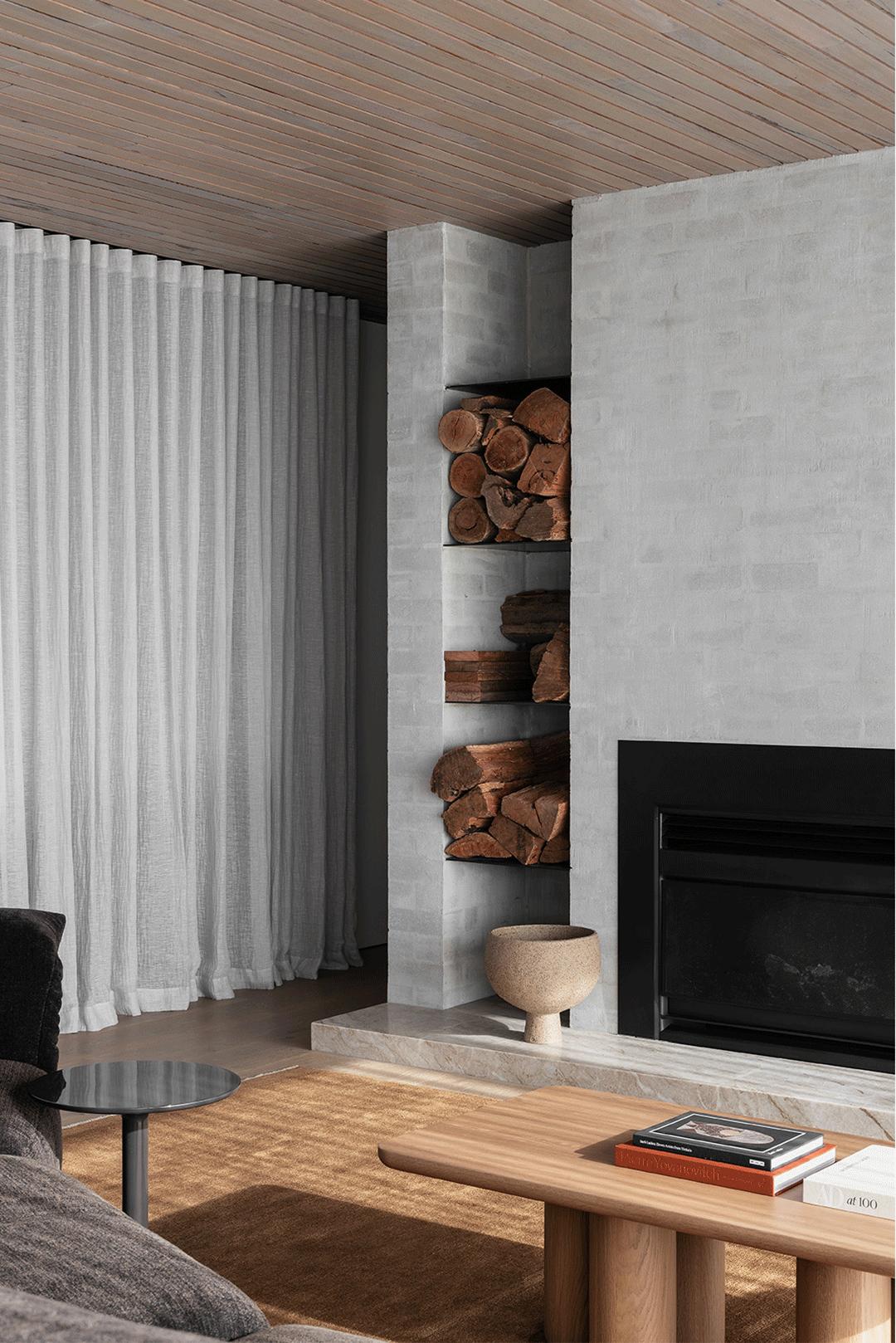 花园式极简清水混凝土别墅,混凝土极简别墅