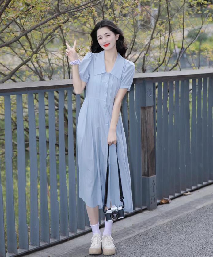 夏天宽松的连衣裙遮肉显瘦不挑人,夏季遮肉显瘦气质优雅减龄连衣裙