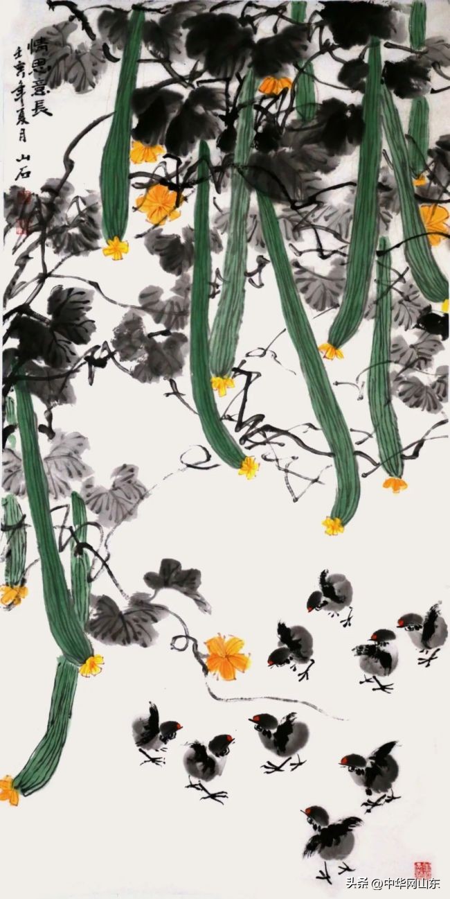 吴山石画作欣赏,画家吴山石作品欣赏