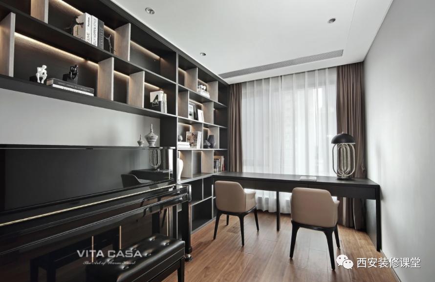 书房书架什么颜色最好,书房的书柜什么颜色最舒服