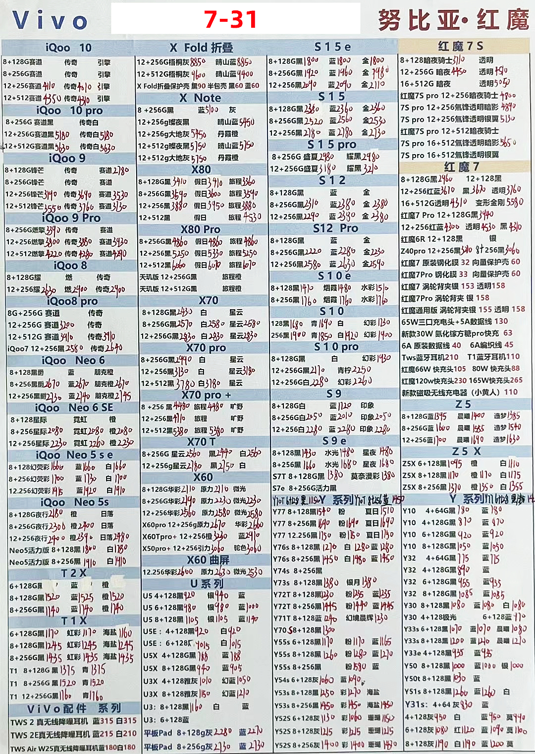 华强北2022年3月报价单,2022年5月华强北手机每日报价表