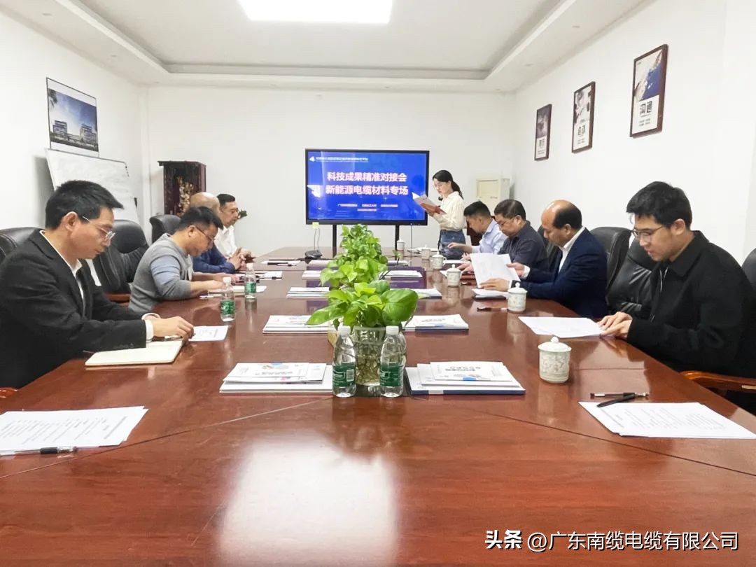 “科技赋能·才聚创新”南缆电缆-新能源电缆材料成果对接会