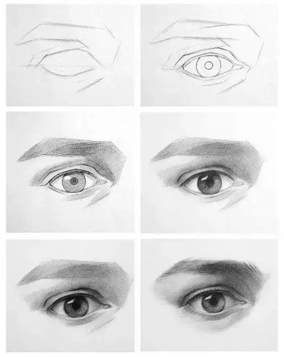 眼睛怎么画素描最简单,素描眼睛怎么画简单又好看