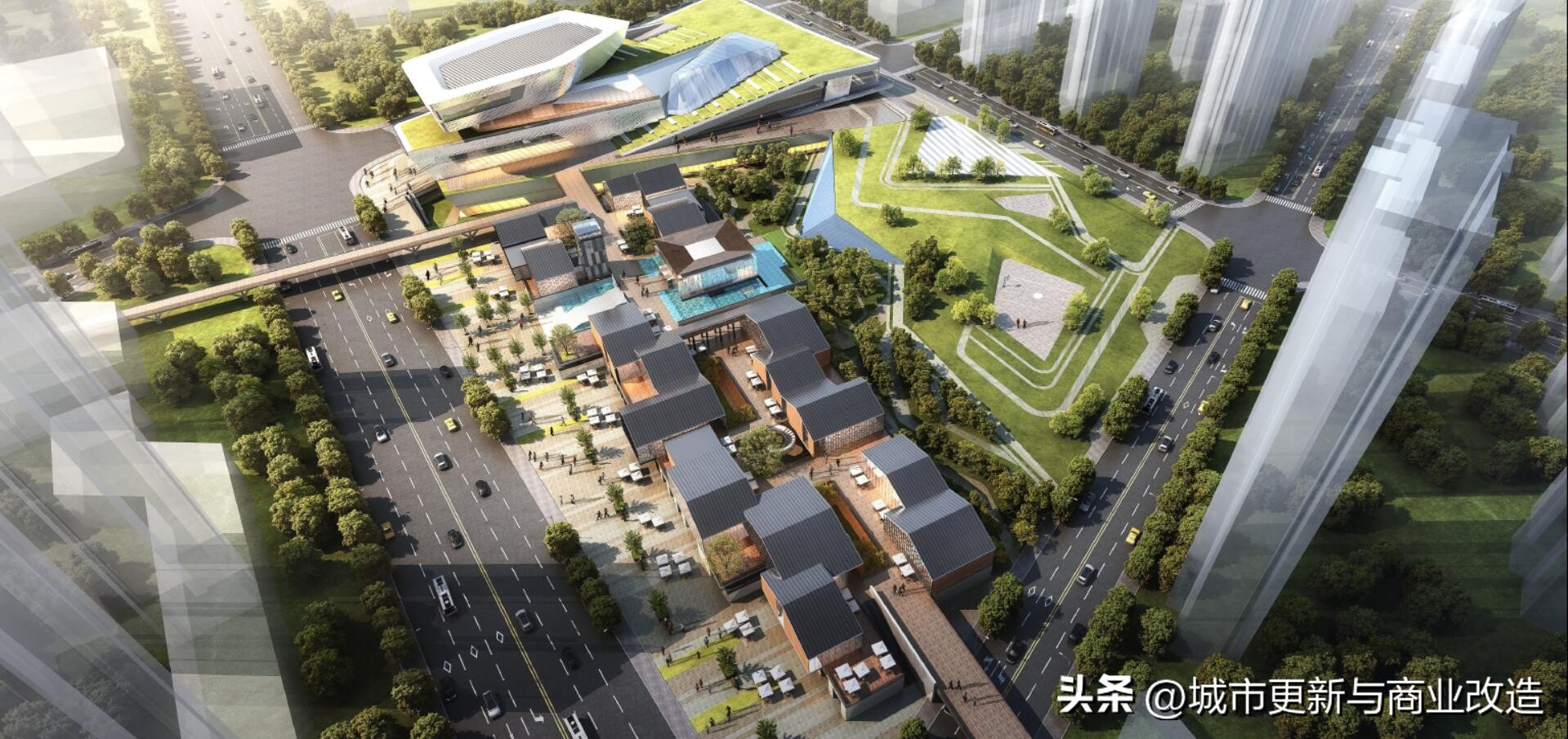 远洋·天津宜兴埠项目4A地块商业老街邻里中心设计方案SU模型图集