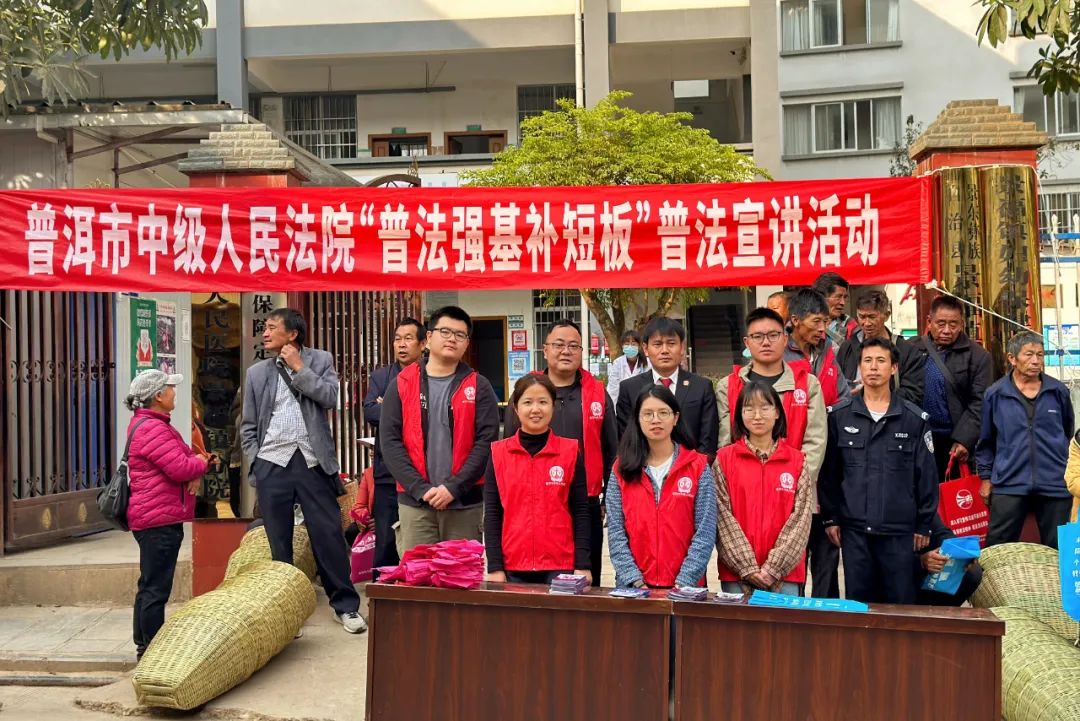 村子集市,普法强基送法进集市