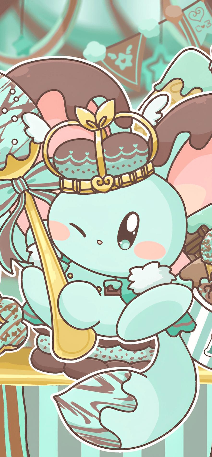 画薄荷味巧克力,手绘水彩巧克力