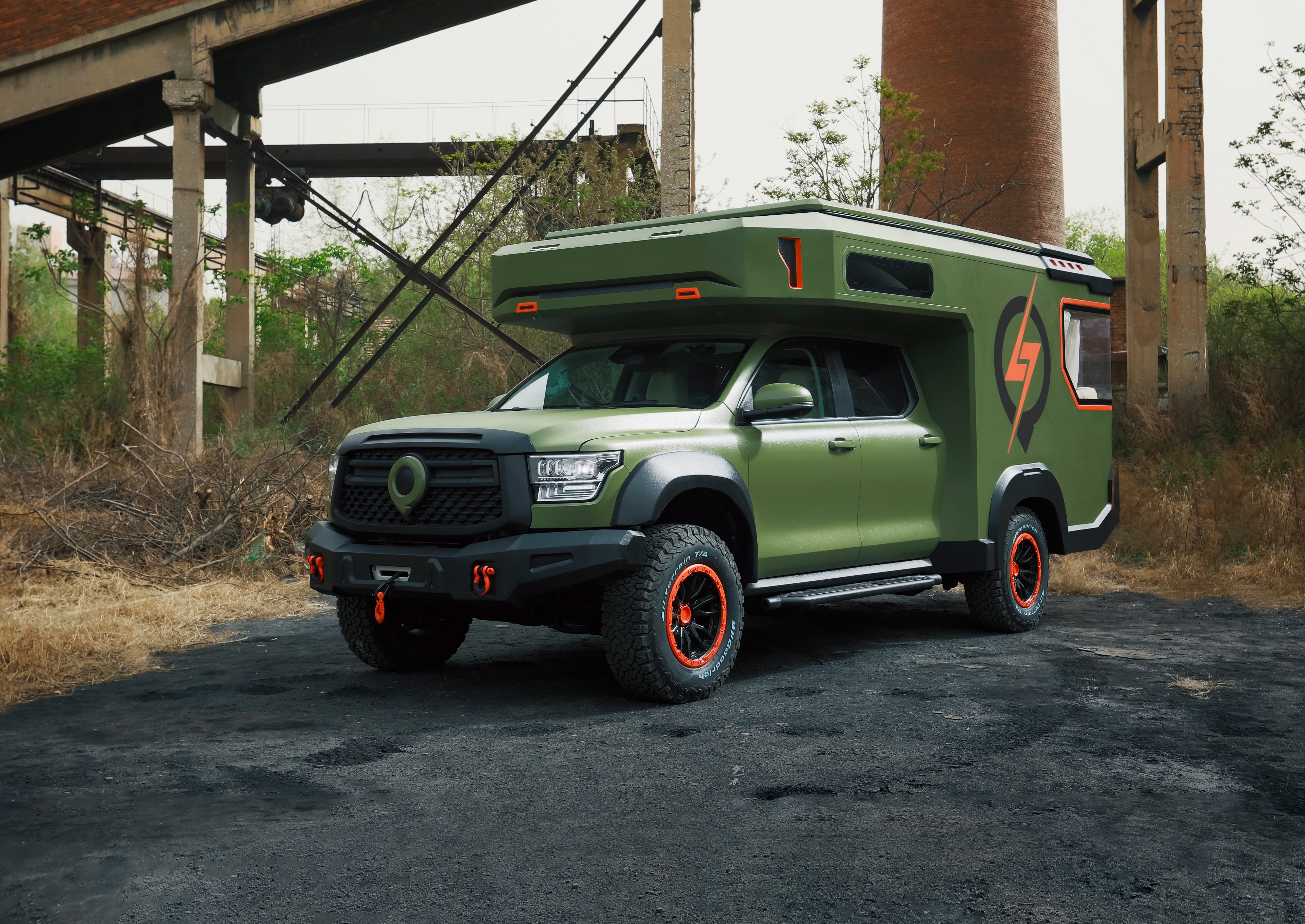 上海车展长城山海炮皮卡房车,最新款国产皮卡房车