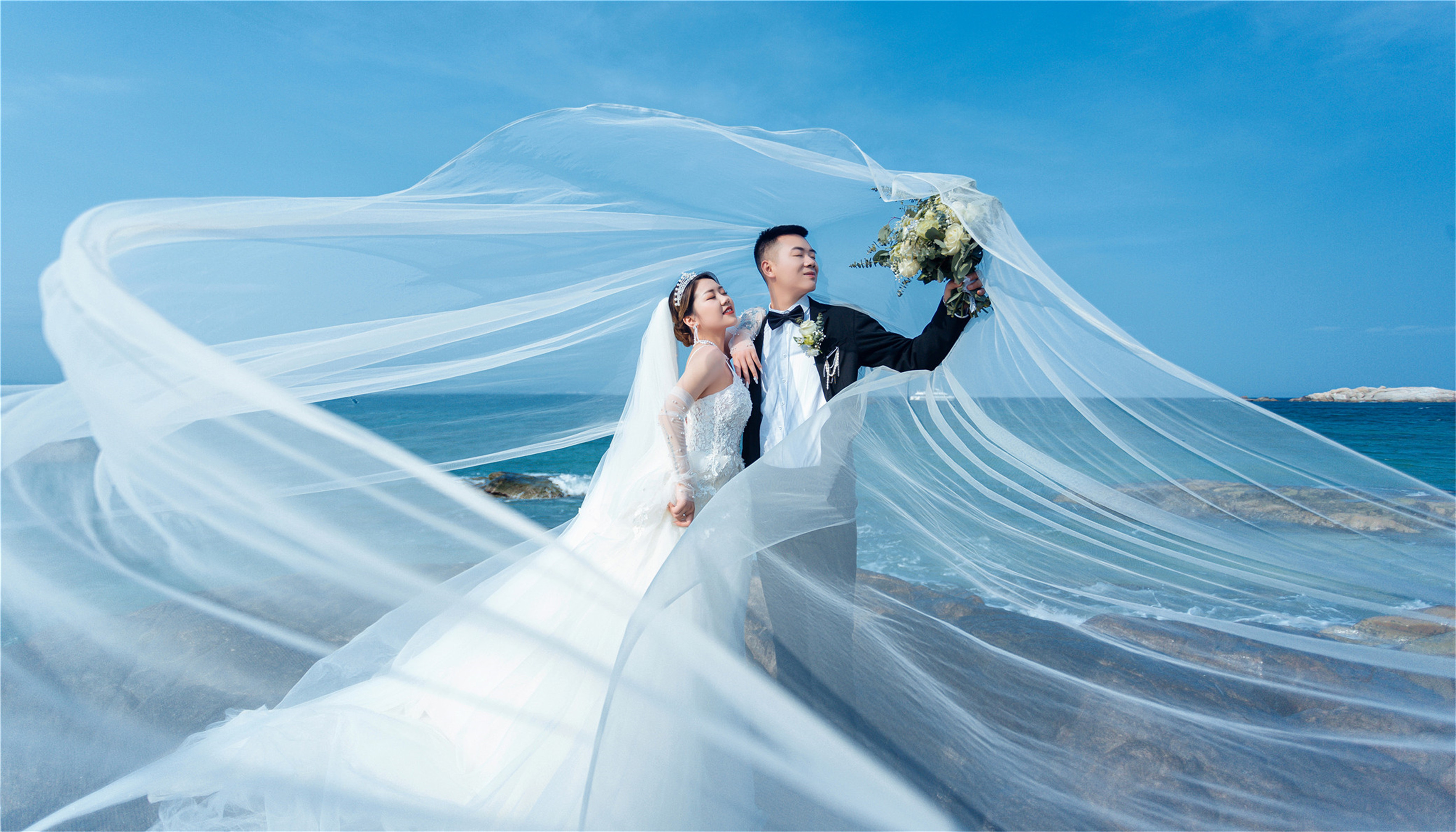 2020最后一天婚纱照,现在的三亚拍婚纱照