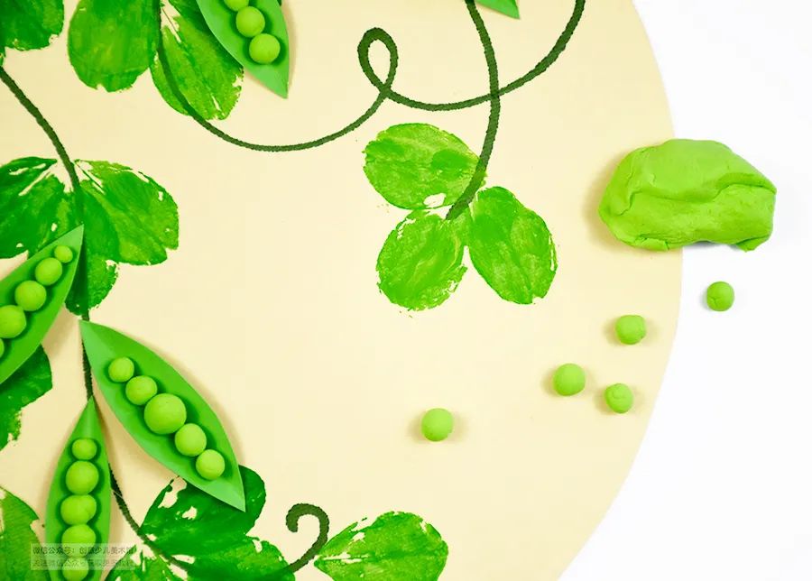 儿童画藤蔓豌豆,儿童画教程2017