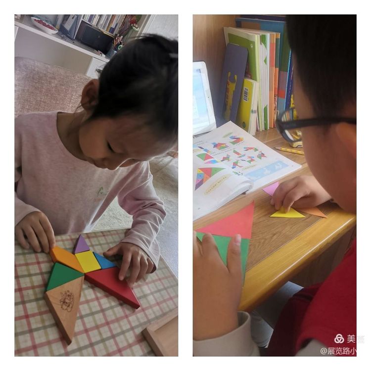 小手拉大手，居家防疫比比看活动（二十四）——百变七巧板