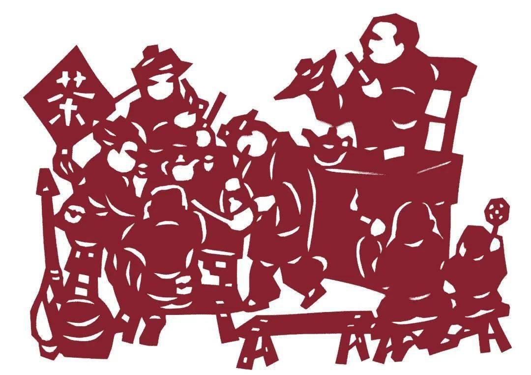 二十四节气立秋剪纸教学过程,二十四节气剪纸雪人手工