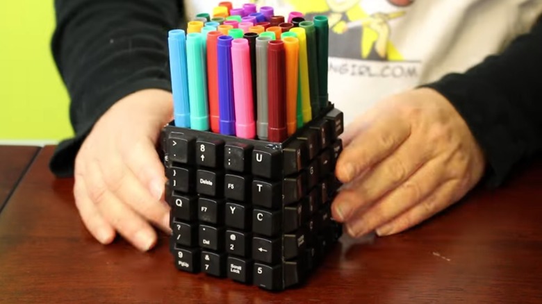 电脑键盘的各个键的功能和用途,不用了的电脑键盘能拿来做什么