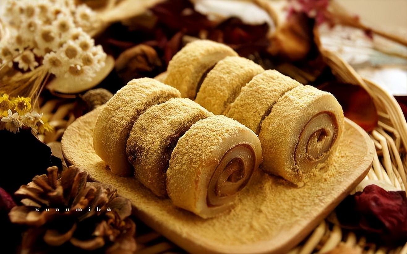 驴打滚的熟豆粉怎么做,豆米驴打滚