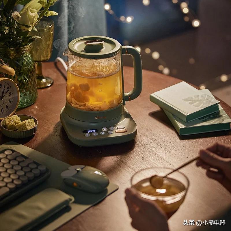 小熊养生壶烧水壶16大功能,小熊电热水壶养生壶使用教程