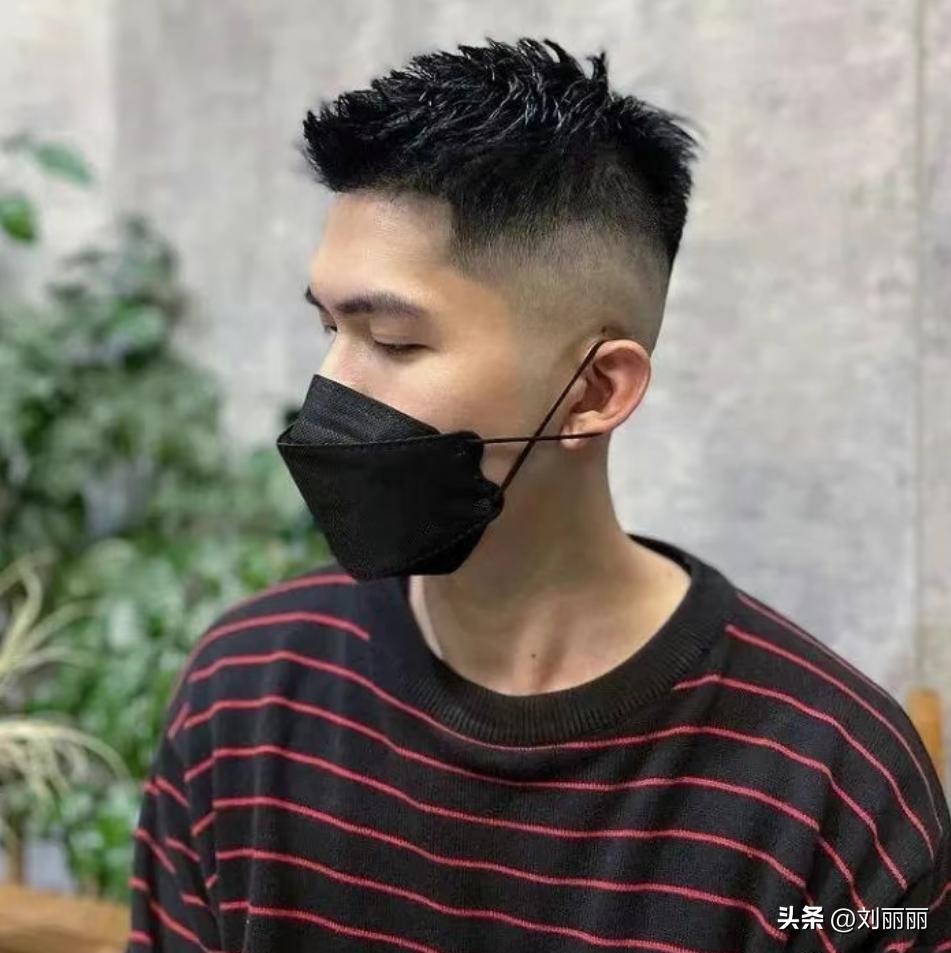 男士发型锅盖头式圆寸头,男士短发发型圆寸飞机头教程