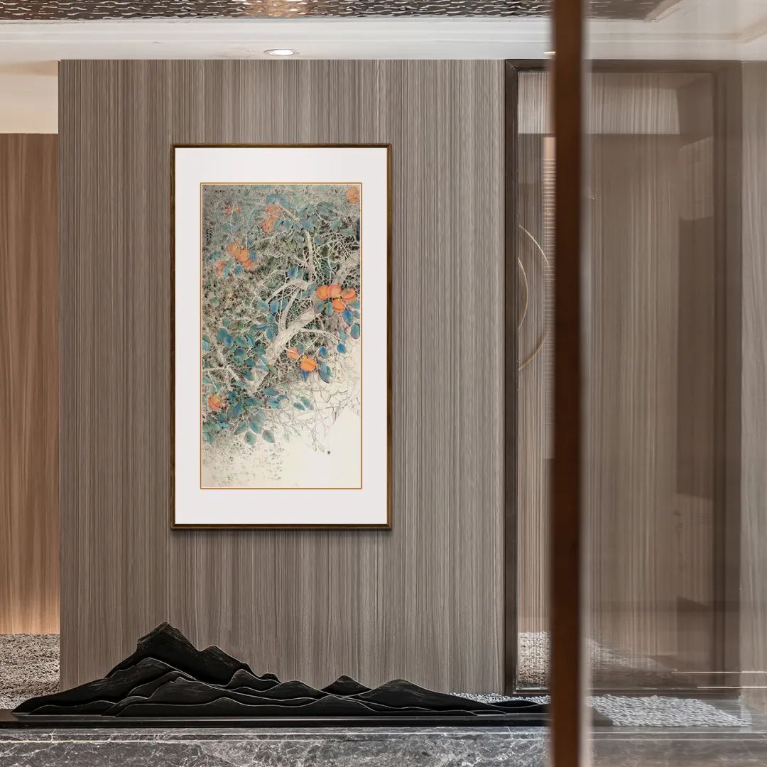 迎门玄关挂一幅字画,玄关怎么挂壁画