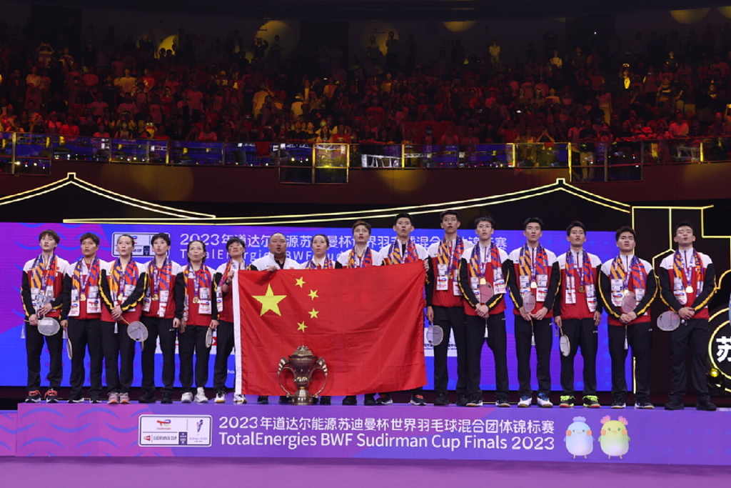 国羽2011苏迪曼杯夺冠,中国羽毛球队苏迪曼杯3-1击败日本