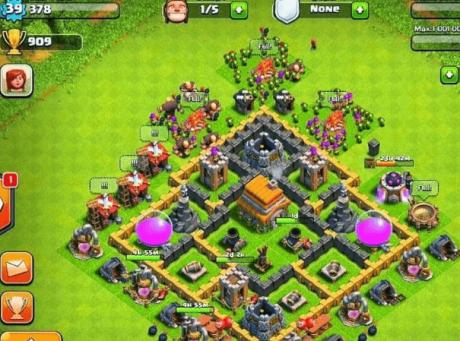 部落冲突9本最新神阵,部落冲突5本夜世界最强防御阵型