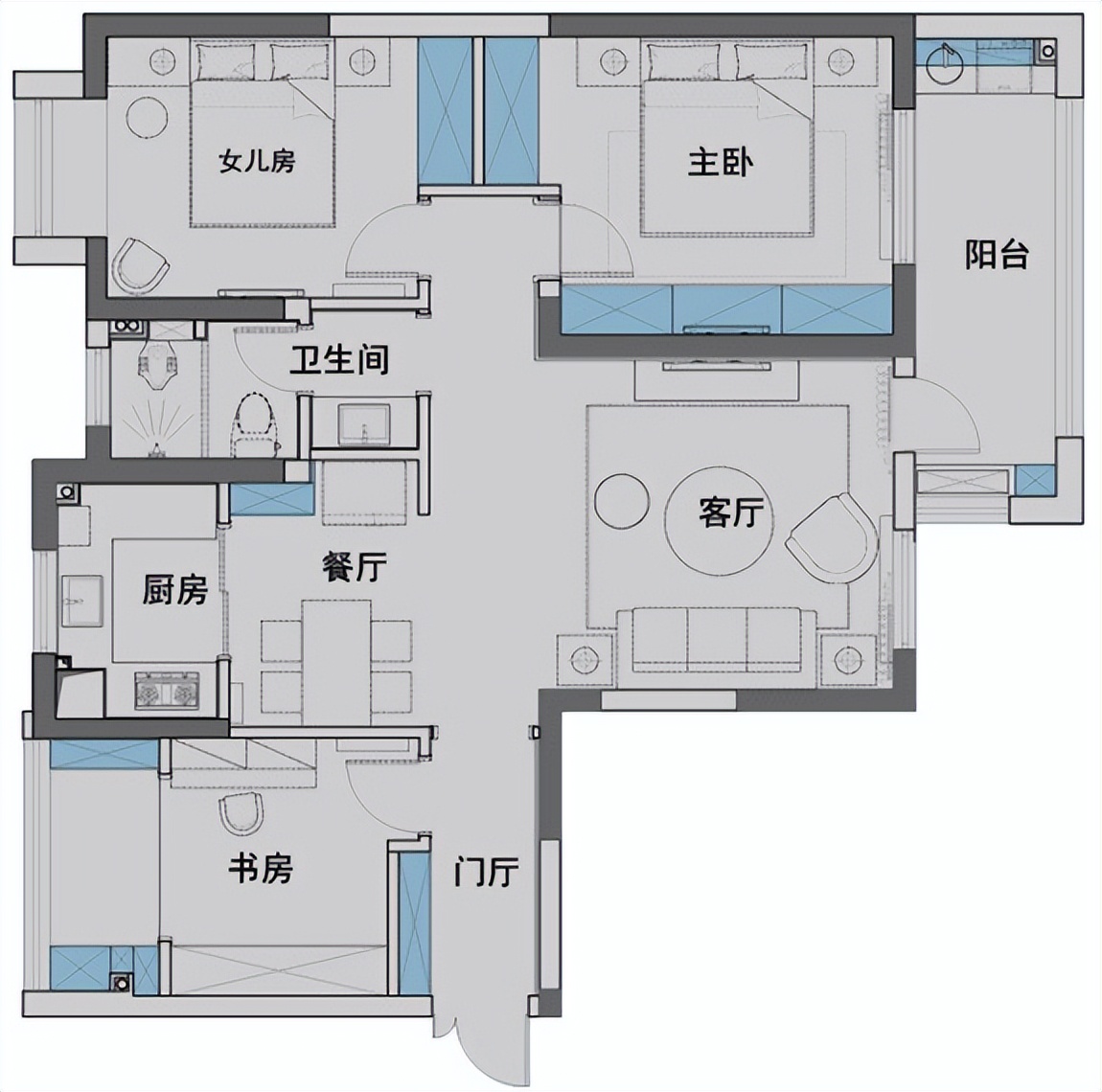 温柔舒服的装修效果,温馨的美式家怎么布置