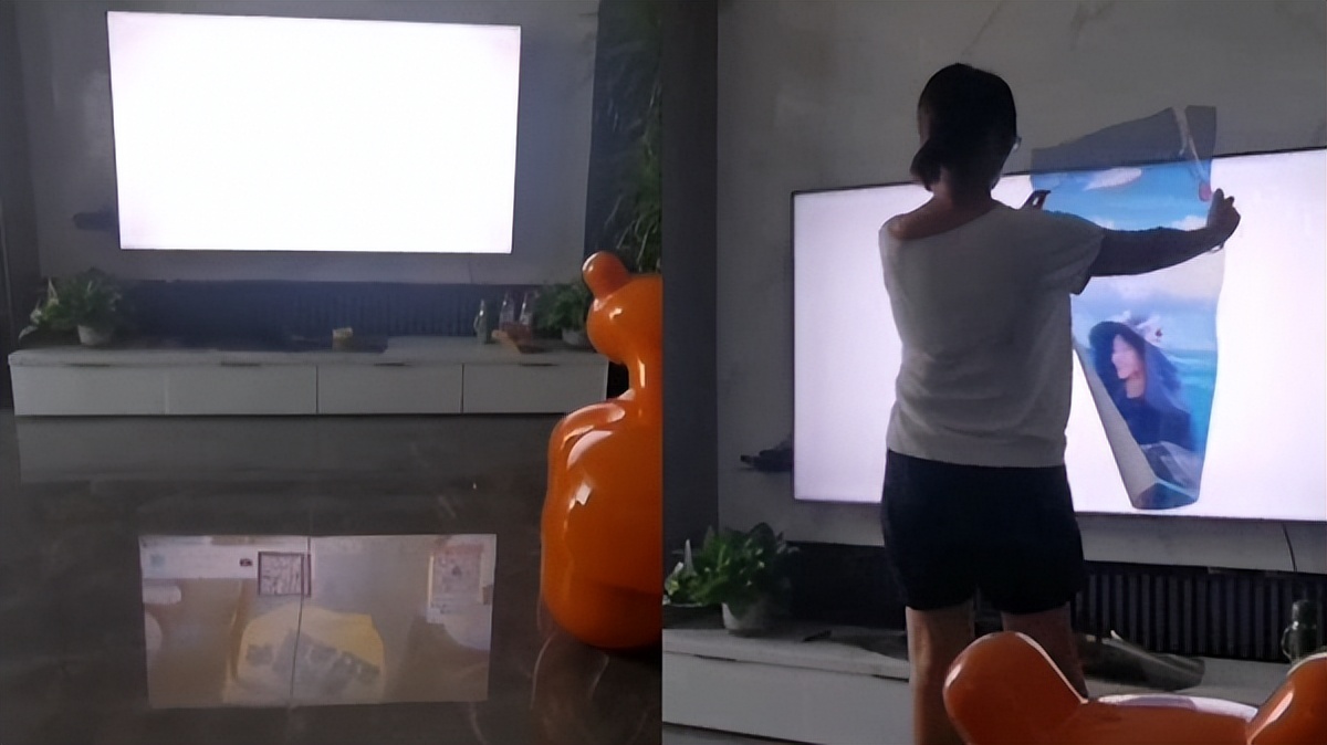 电视偏光膜撕掉变白屏,电视偏光膜撕掉了怎么办