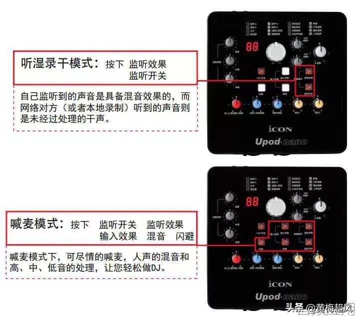 艾肯4nanolive声卡调试教程,艾肯upodnano声卡
