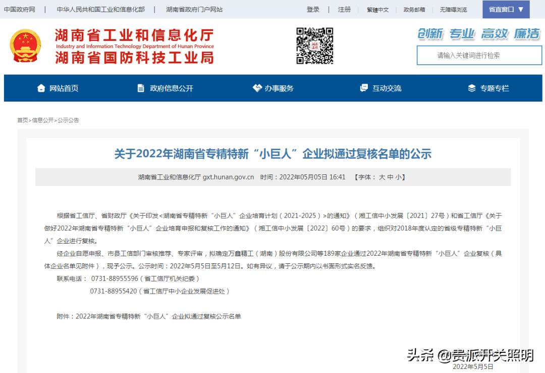 湖南国家级专精特新小巨人企业,湖南有多少家专精特新小巨人企业