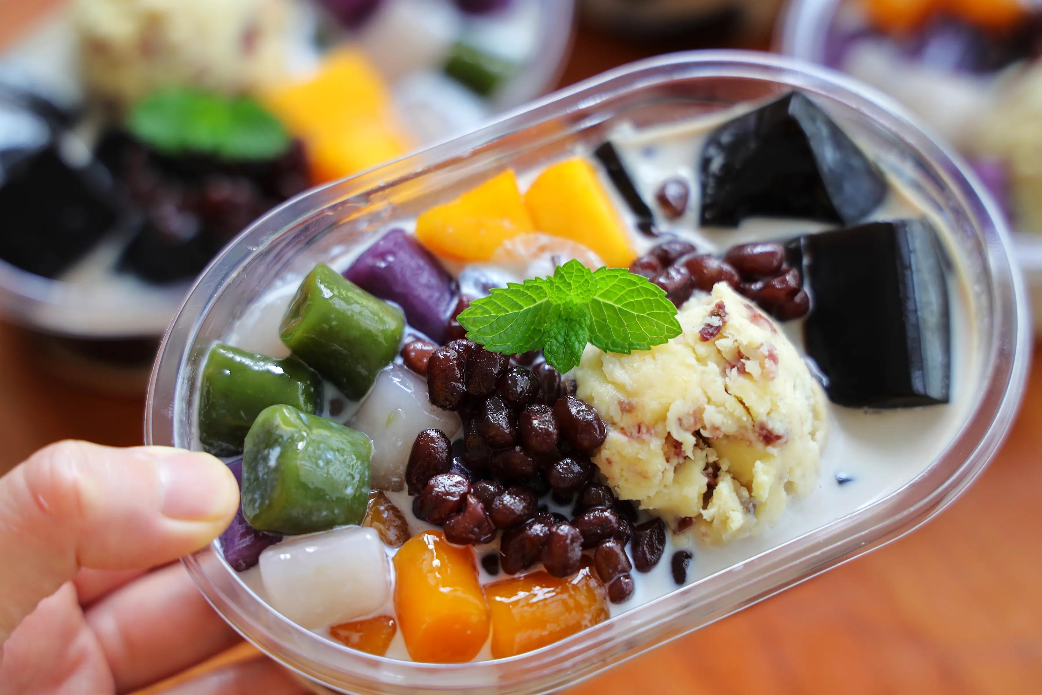 甜品店那么贵的芋圆甜品，在家自己做，做一次可以吃一整个夏天