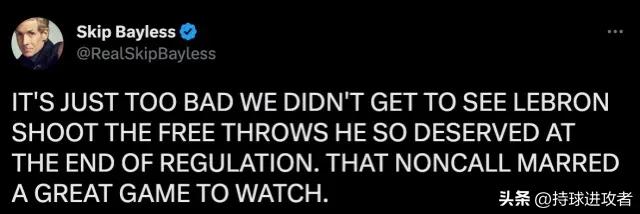 裁判承认误判湖人贝弗利,裁判误判詹姆斯犯规吗