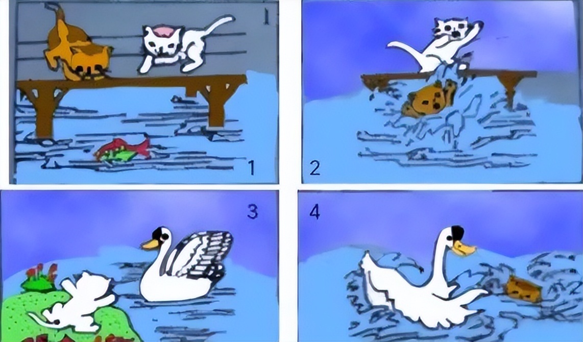 二年级期末复习看图写话最后一篇,期末看图写话一年级