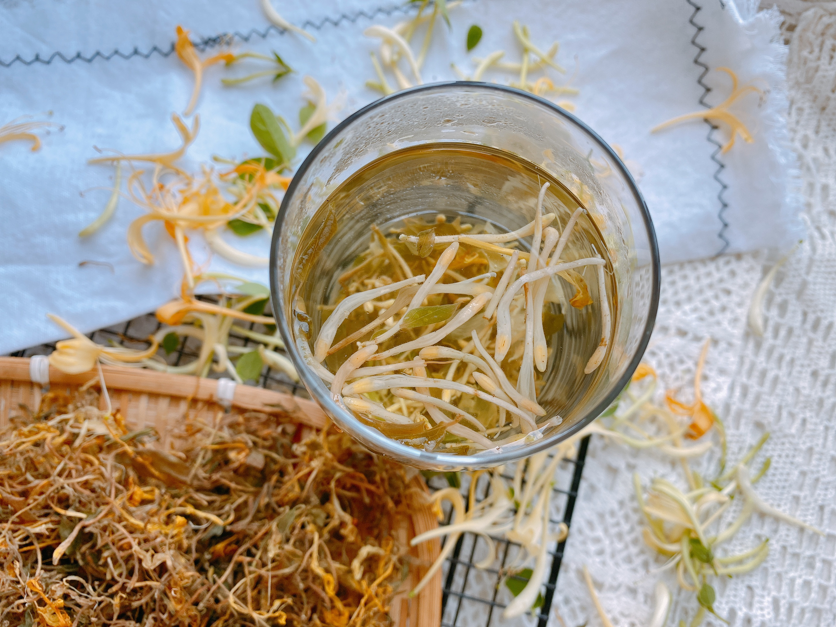 如何自制金银花茶,家庭制作金银花茶的方法