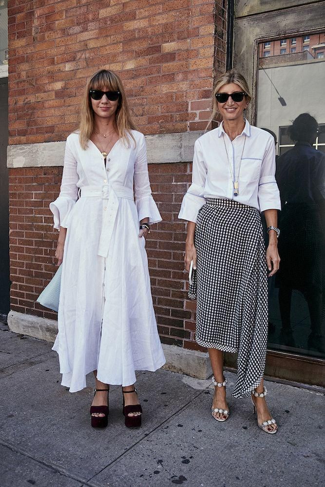 姐妹们蓝色衬衫怎么搭,姐妹装时尚衬衫