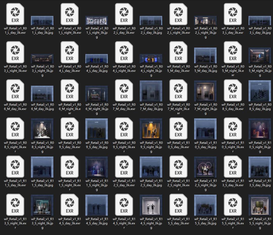 这样精美的室内橱窗竟然是贴图——exr透视贴图将颠覆你的认知