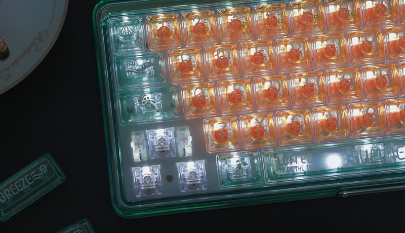 lofree洛斐机械键盘测评,洛斐全透明机械键盘