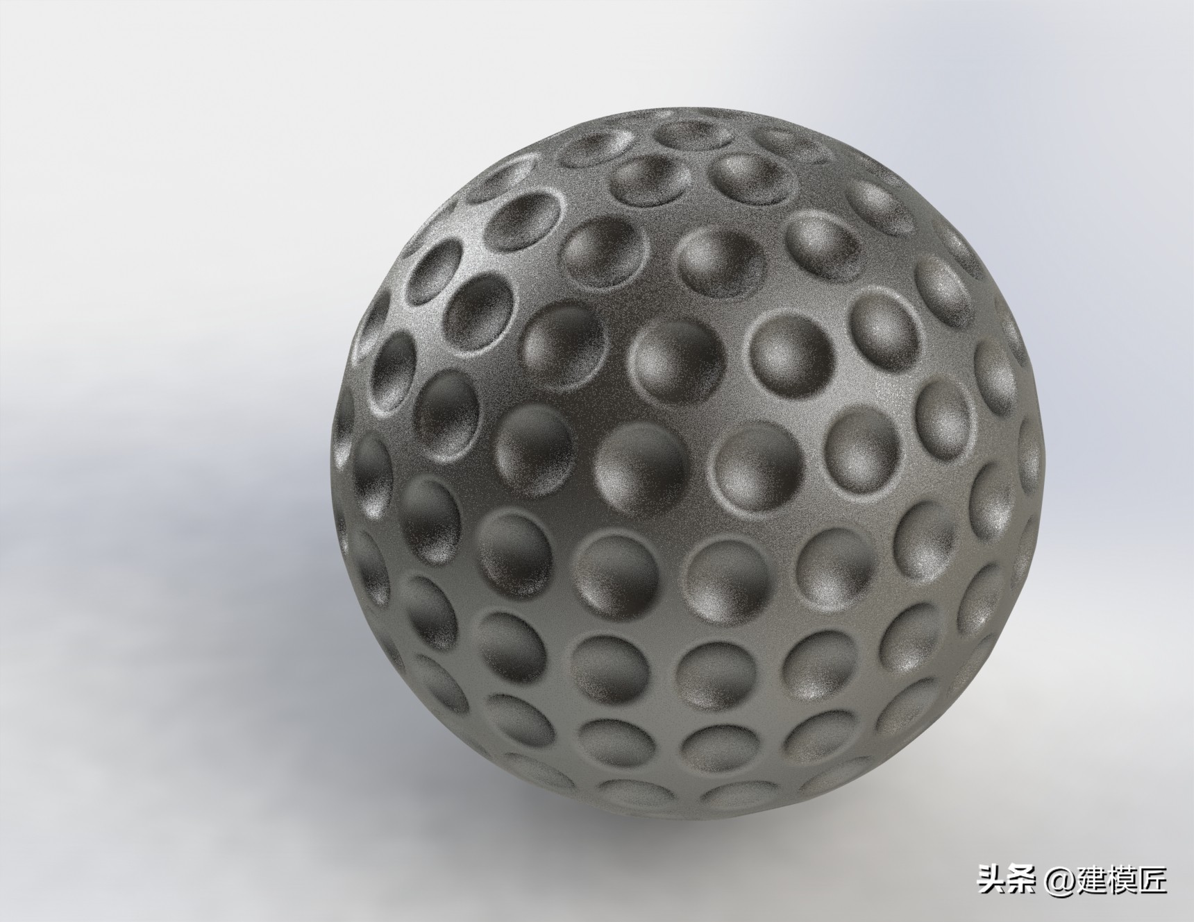 solidworks高尔夫球制作,solidworks羽毛球绘制